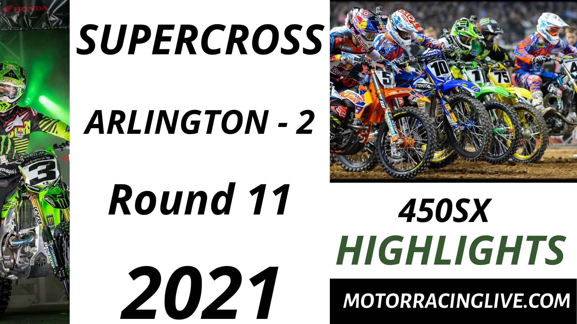 Arlington 2 Round 11 450SX Highlights 2021 Supercross