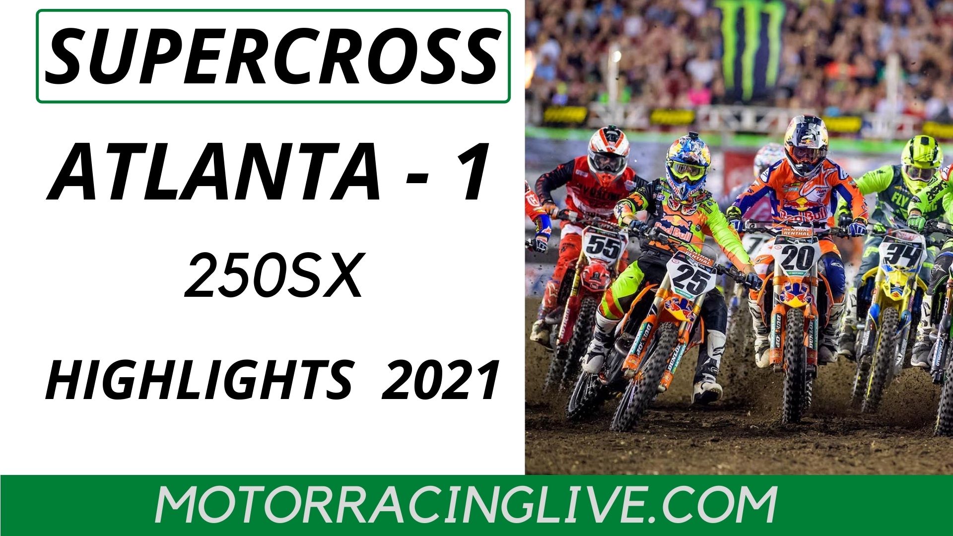 Atlanta 1 Round 13 250SX Highlights 2021 Supercross