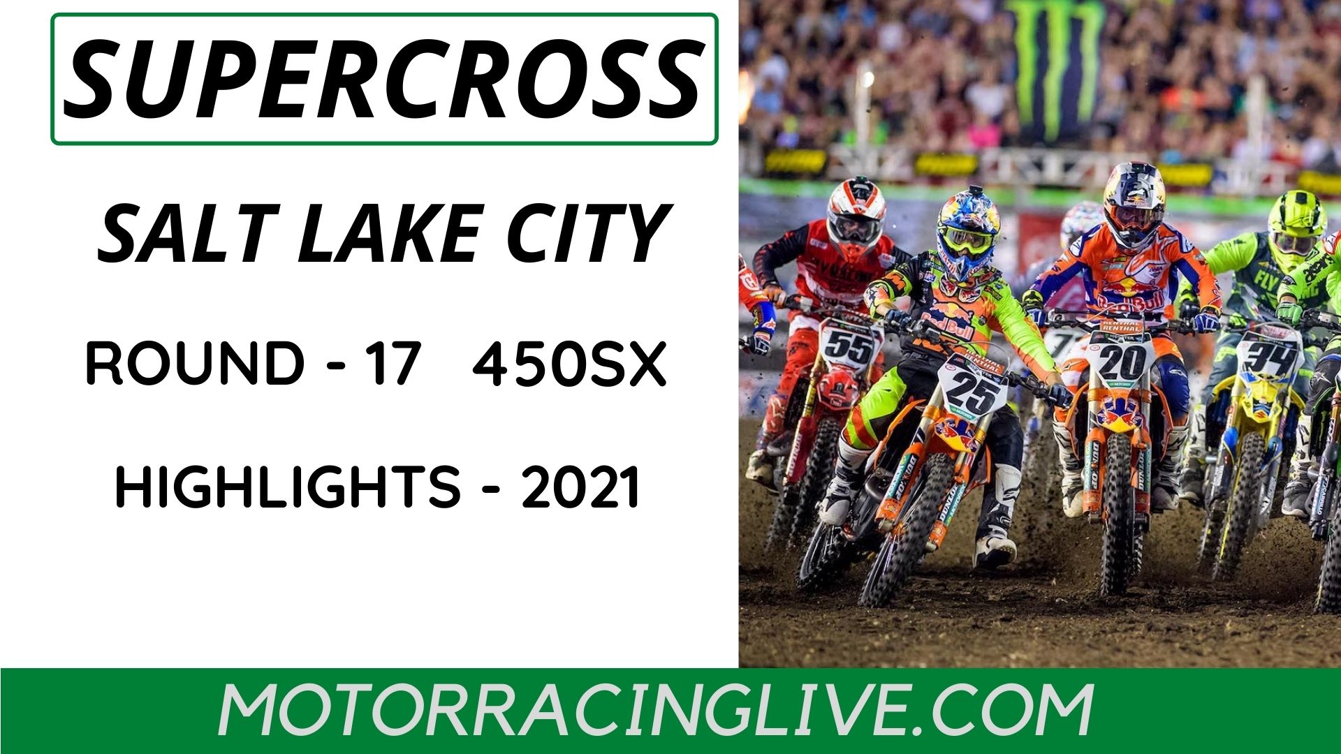 Salt Lake City Round 17 450SX Highlights 2021 Supercross