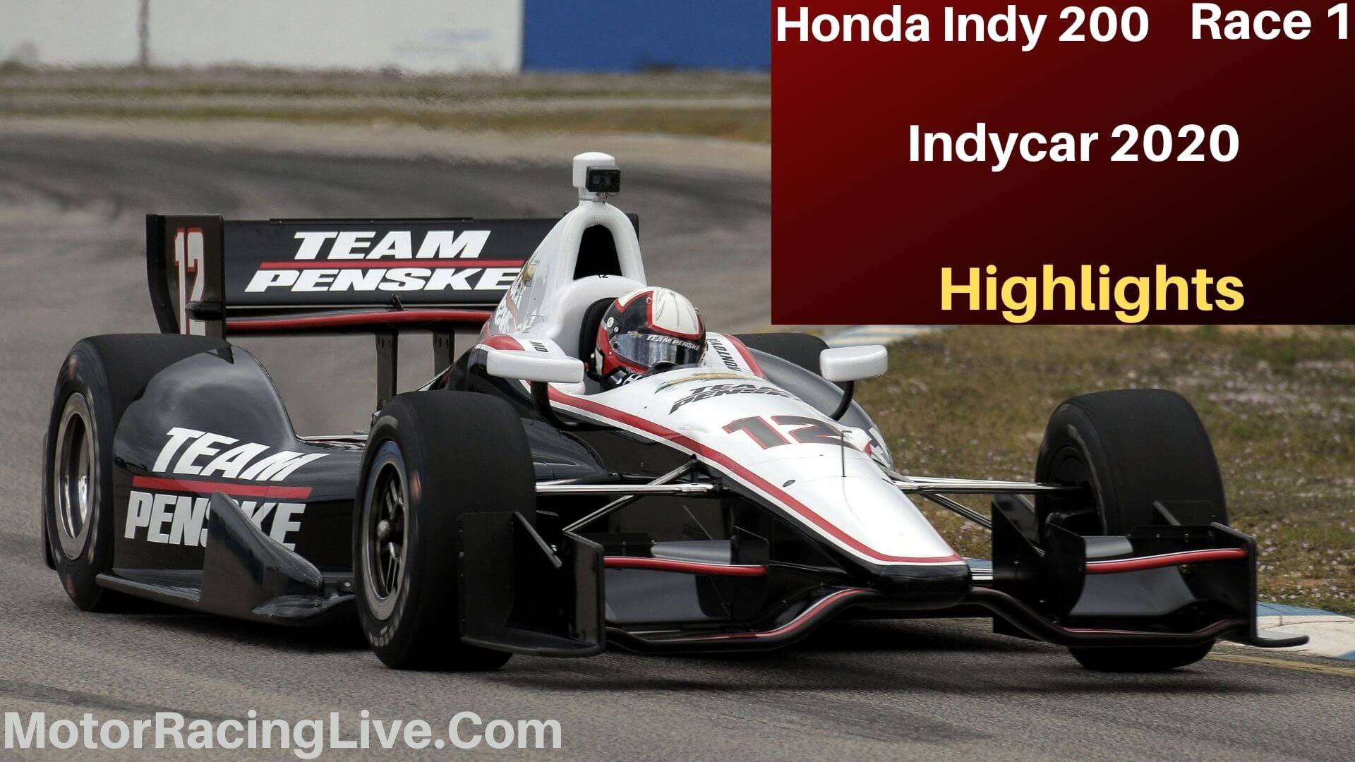 Honda Indy 200 Race 1 Highlights Indycar 2020