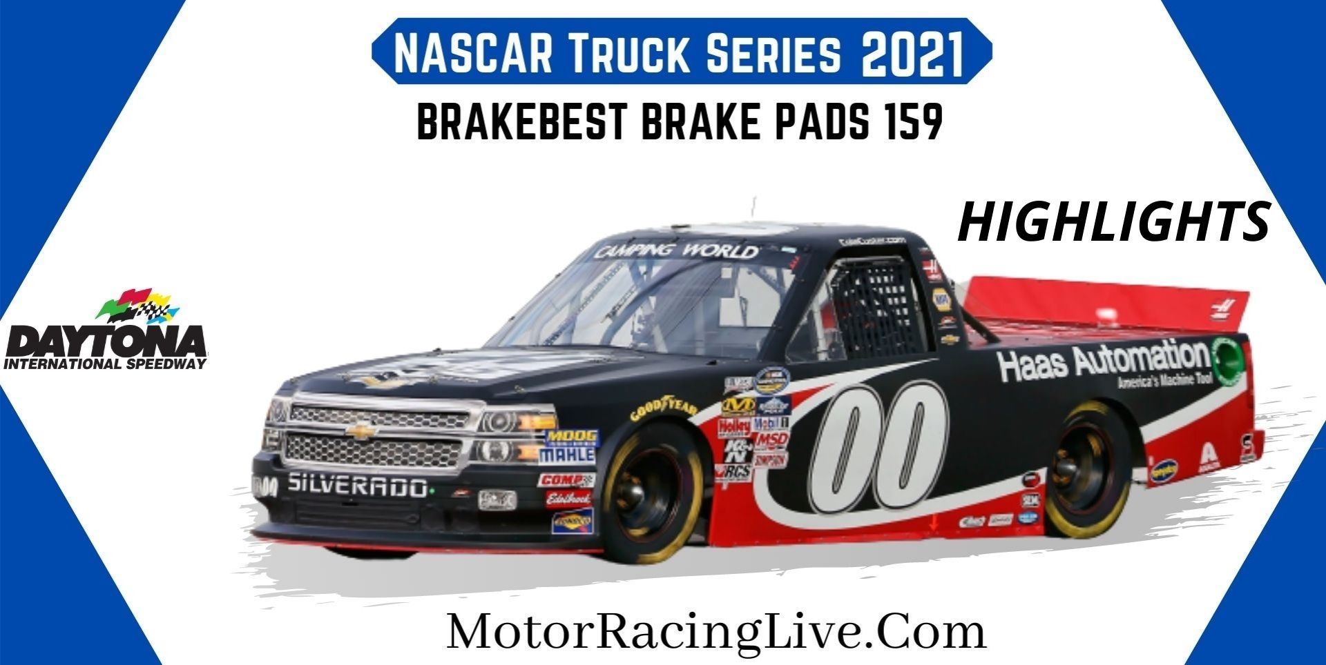 BrakeBest Brake Pads 159 Highlights 2021 NASCAR Truck Series