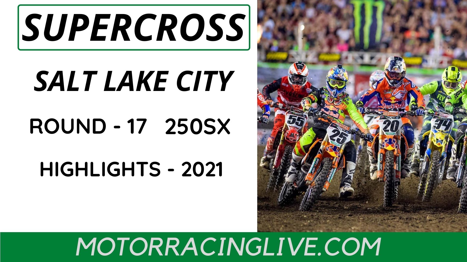 Salt Lake City Round 17 250SX Highlights 2021 Supercross