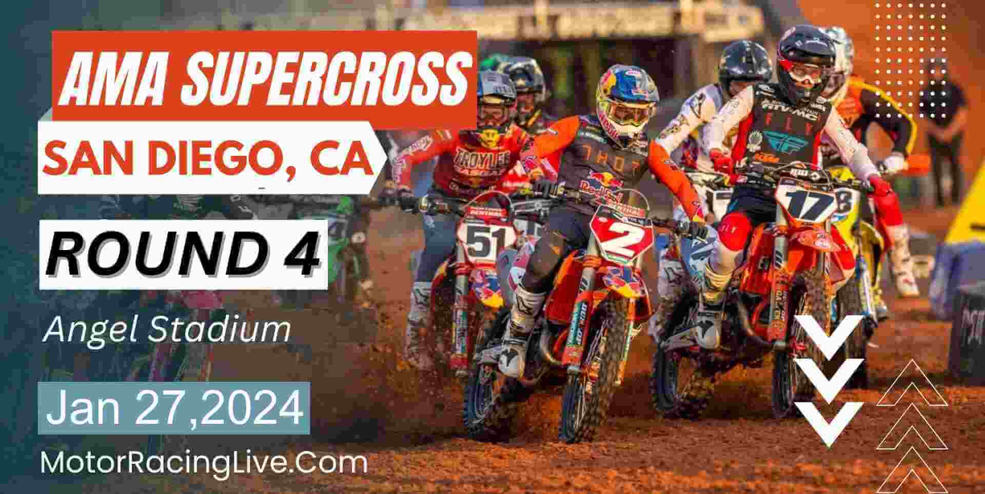 AMA Supercross Anaheim 2024 Live Stream Round 4
